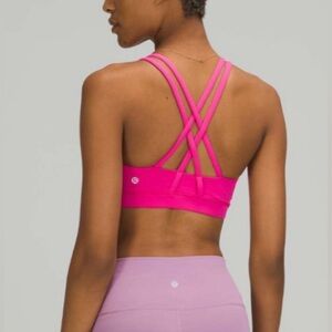 Women’s Lululemon Energy Bra in Sonic Pink Size 10